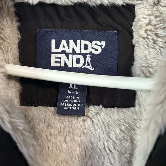 Lands' End Puffer Coat Parka - Picture 3 of 10